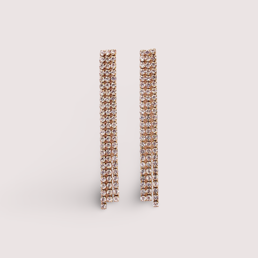 orecchino tennis triplo